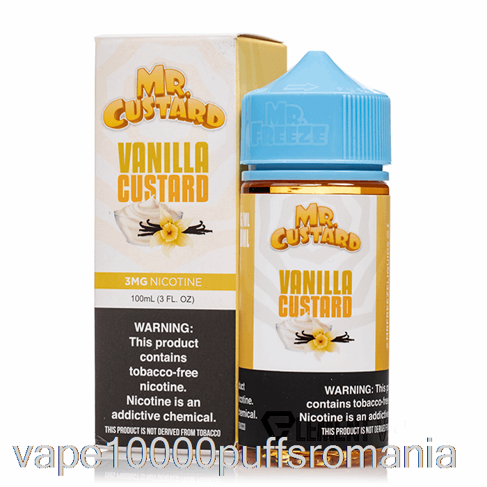 Vape Romania Crema Cu Vanilie - Mr Custard - 100ml 6mg